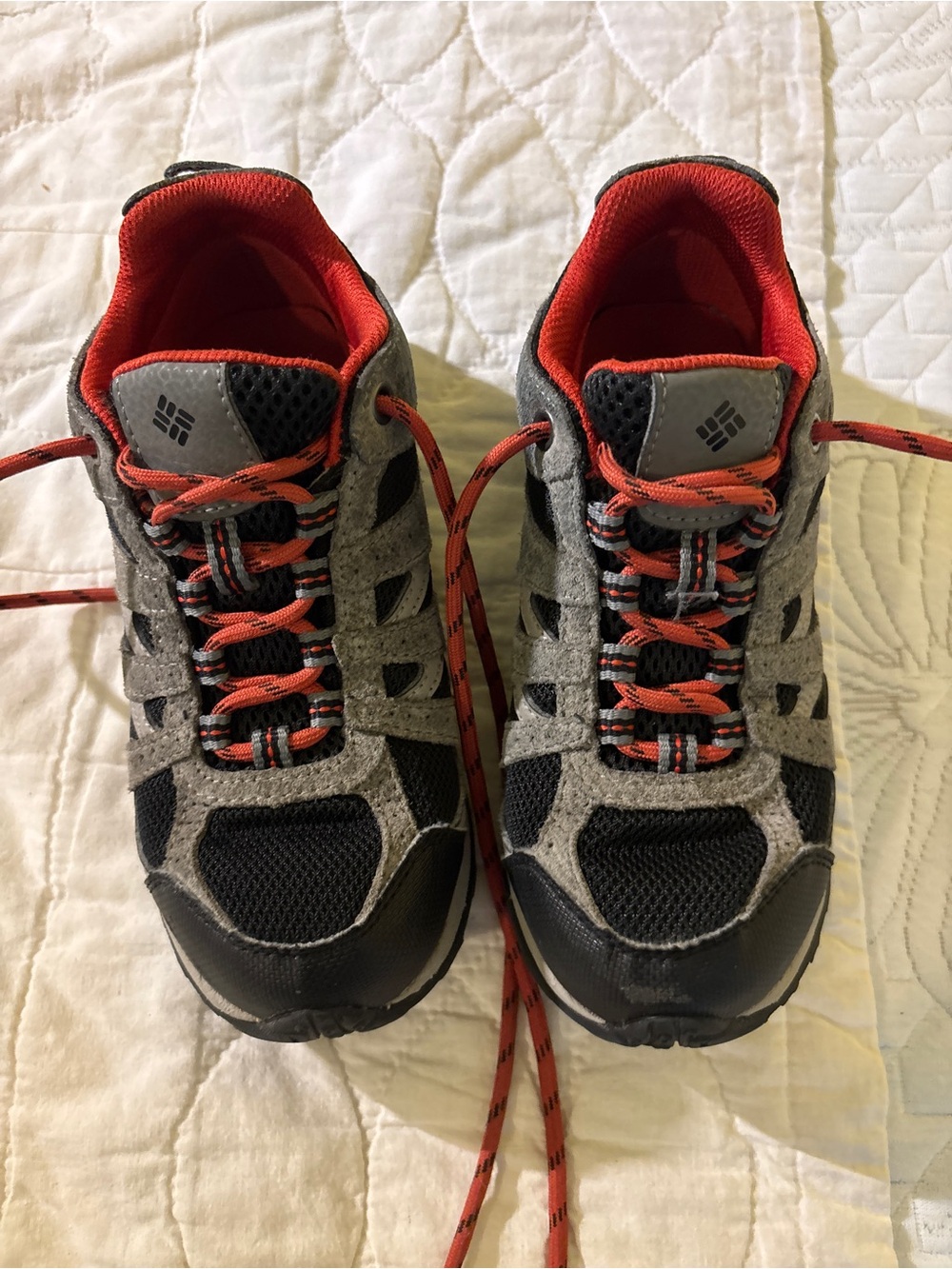 Columbia Red & White Athletic Trail Shoe